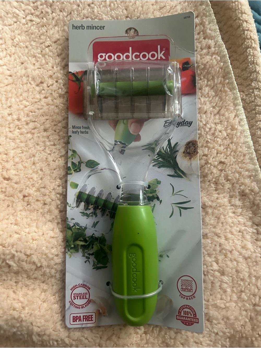 Goodcook Green Herb Mincer – Stainless Steel Blade
